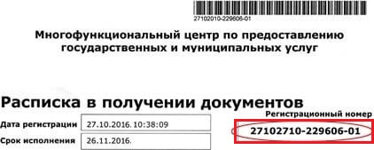 Как в приложении мфц проверить статус заявления